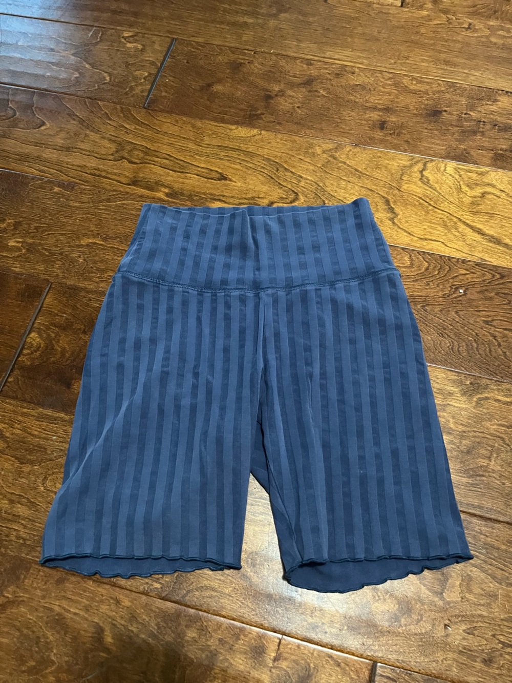 OFFLINE by Aerie Navy Ribbed Bike Shorts